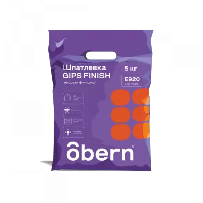 Шпаклевка финишная GIPS FINISH OBERN 5кг