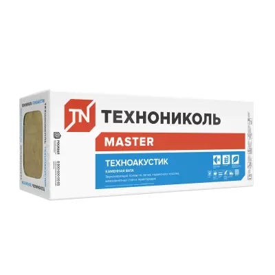 Звукоизоляция ТЕХНОАКУСТИК, 1200х600х50 мм, (12 плит, 8,64 кв.м)