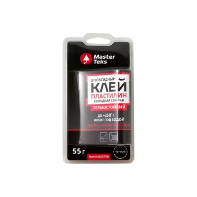 Клей HOMEMASTER "Холодная сварка", черный, 55г.