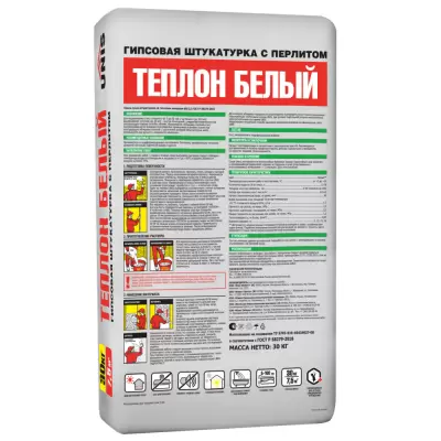 Unis Штукатурка гипсовая Теплон Белый 30 кг