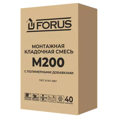 Кладочная смесь М200 ФОРУС /40кг./